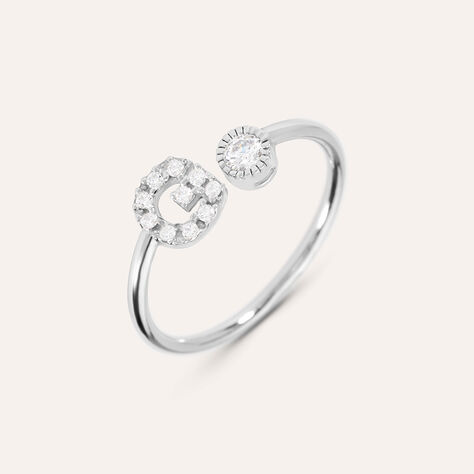 Anello Fantasia Silver Moments Argento Rodiato Cubic Zirconia - Anelli con Pietre Donna | Stroili