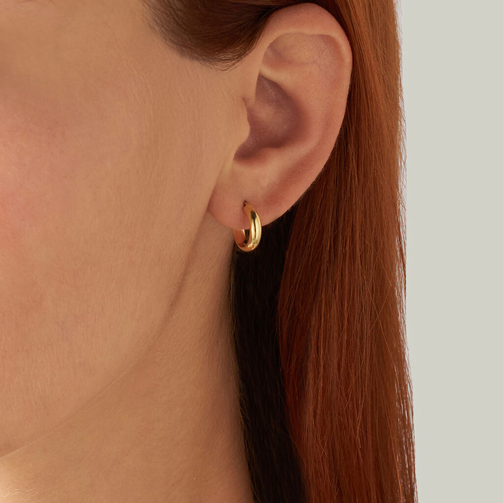 Orecchini A Cerchio Toujours Oro Giallo - Orecchini a Cerchio Donna | Stroili
