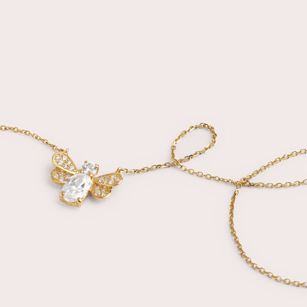 Collana Claire Oro Giallo Cubic Zirconia - Collane Donna | Stroili