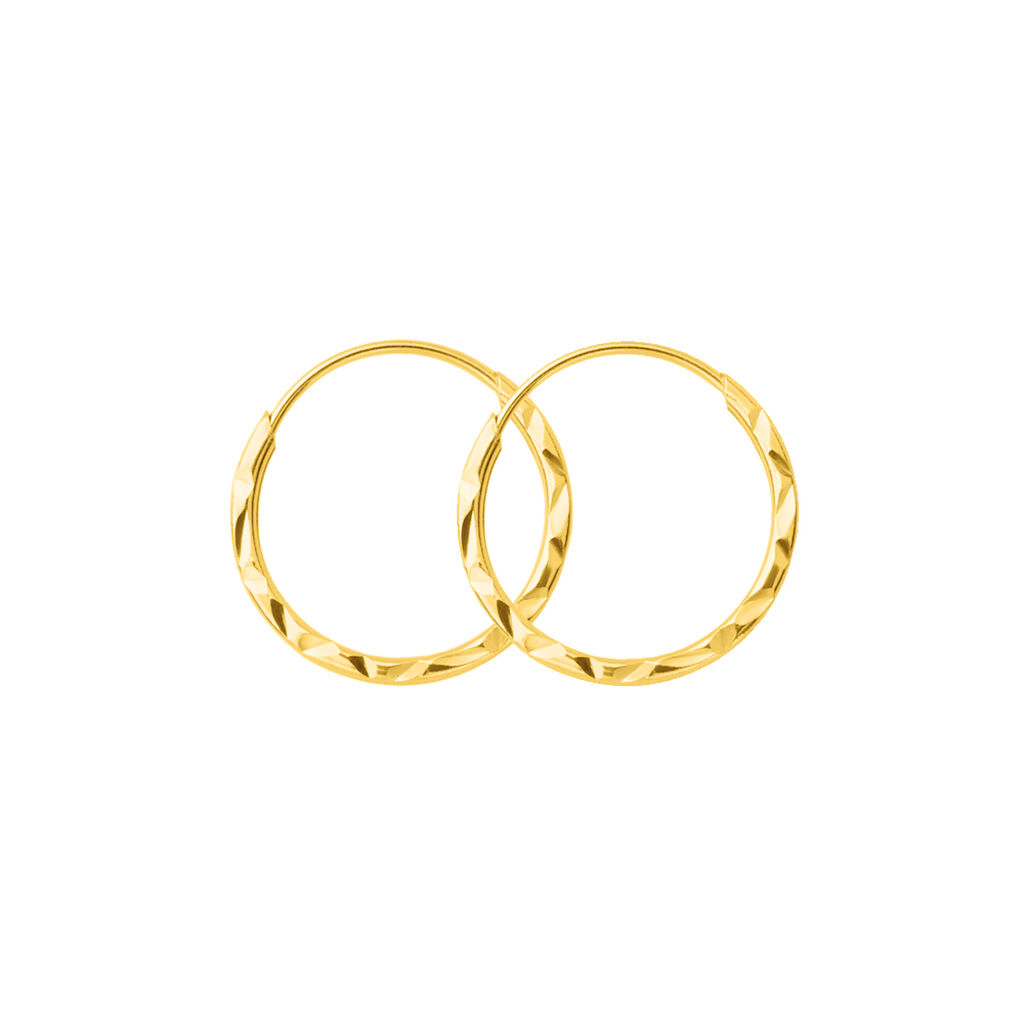 Orecchini A Cerchio Toujours Oro Bianco - Orecchini a Cerchio Donna | Stroili