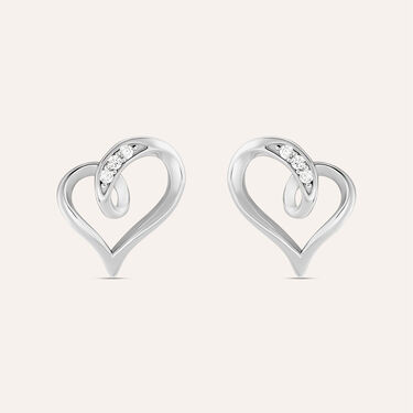 Orecchini Lobo Silver Shine Argento Rodiato Cubic Zirconia
