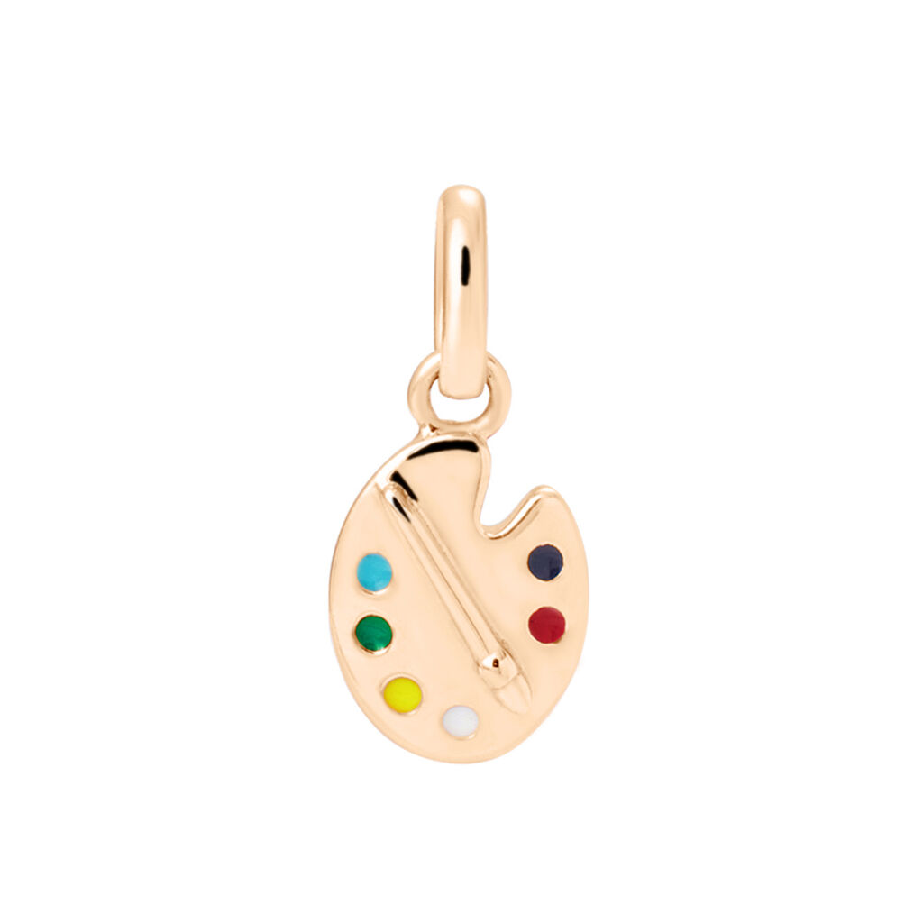 Pendente Love Beats Argento Rosa