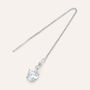 Mono Orecchino Pendente Punto Luce Silver Elegance Argento Rodiato Cubic Zirconia