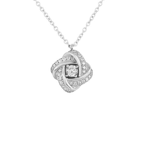 Collana Silver Elegance Argento Rodiato Cubic Zirconia - Collane Donna | Stroili