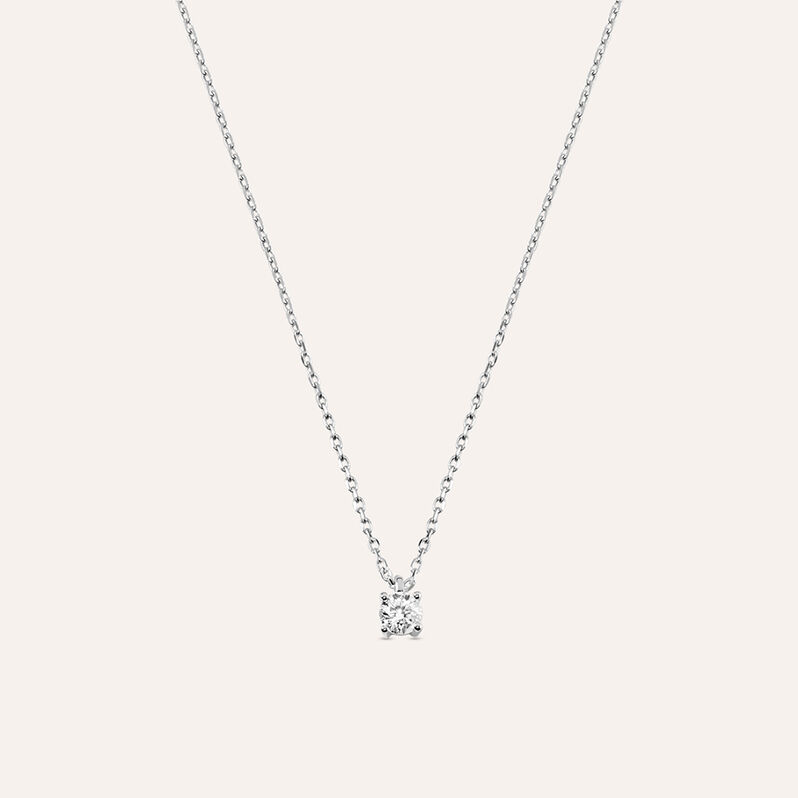 Collana Punto Luce Grace Oro Bianco Diamante - Collane Punto Luce Donna | Stroili
