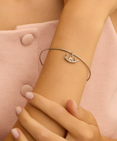 Pendente Saluti&Baci Gondola Love Beats Argento Rodiato