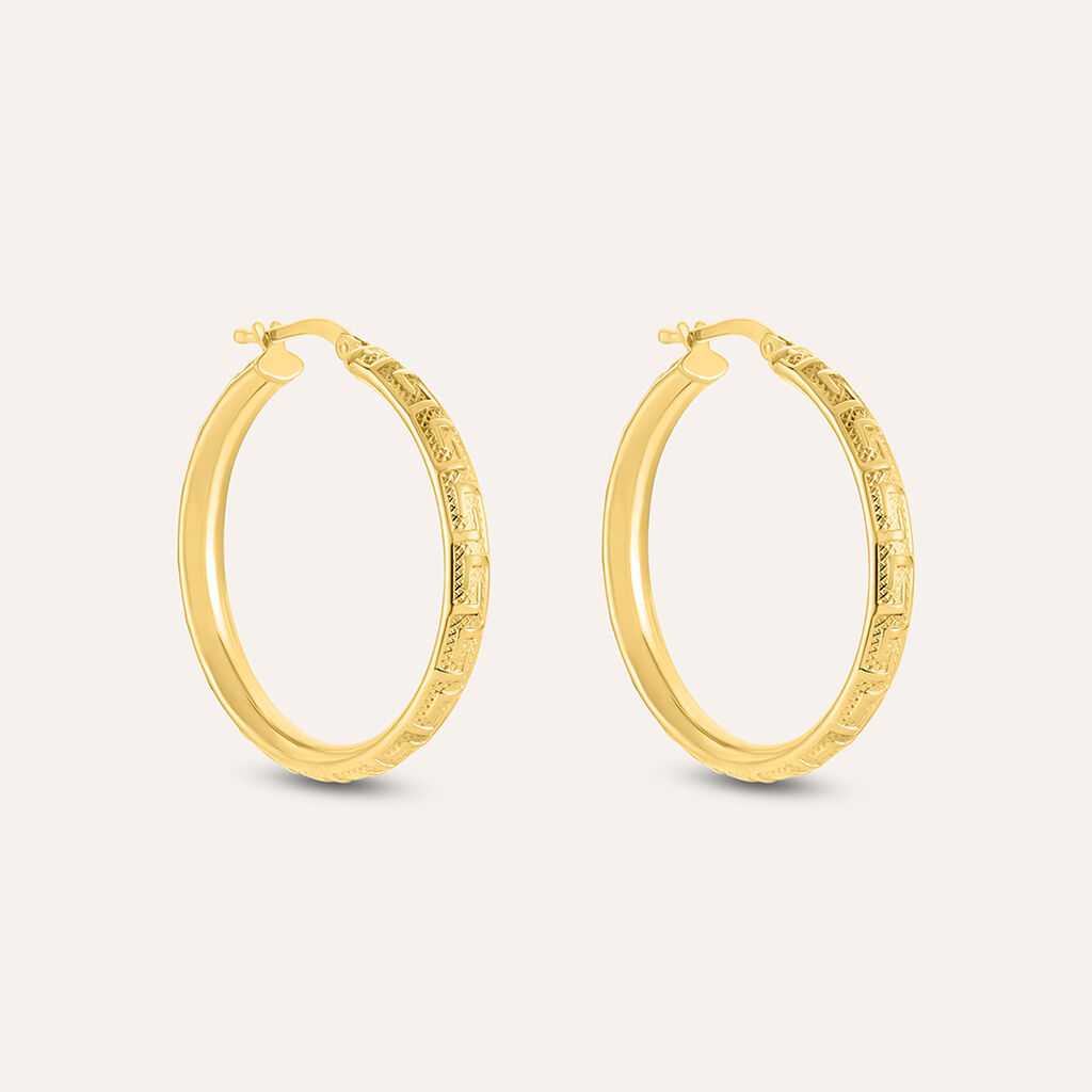 Orecchini A Cerchio Toujours Oro Giallo