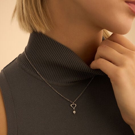 Collana Silver Pearls Argento Rodiato Perla sintentica - Collane Donna | Stroili