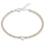 Bracciale Tennis Lady Chic Acciaio Cristallo