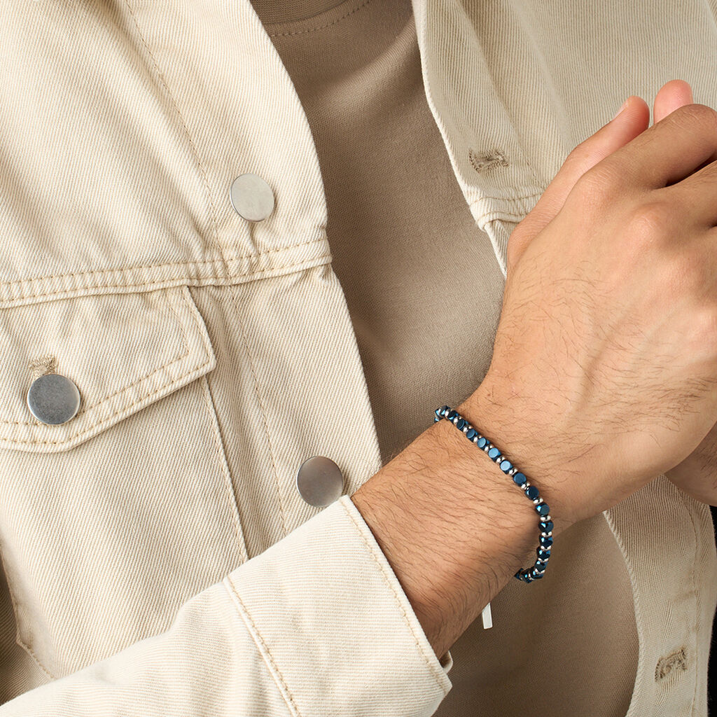 Bracciale Man Code Acciaio Bicolore - Bracciali Uomo | Stroili