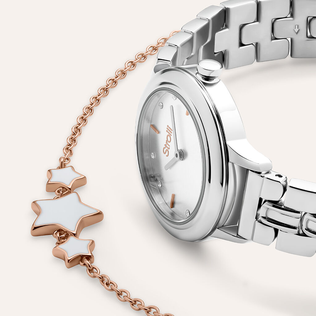 Combo Orologio Al Quarzo Stroili Londra con Bracciale - Orologi solo Tempo Donna | Stroili