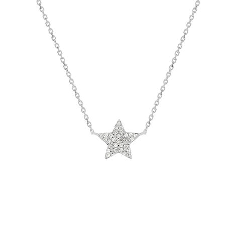 Collana Sophia Oro Bianco Diamante - Collane Donna | Stroili