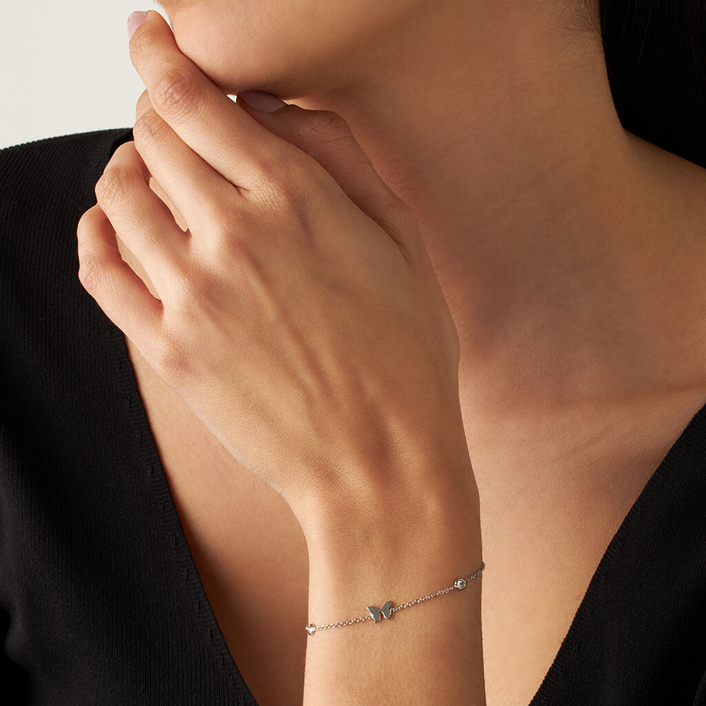 Bracciale Silver Elegance Argento Rodiato Cubic Zirconia - Bracciali Donna | Stroili