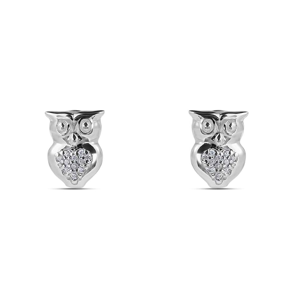 Orecchini Lobo Silver Moments Argento Rodiato Cubic Zirconia - Orecchini a Lobo Donna | Stroili