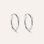 Orecchini A Cerchio Toujours Oro Bianco