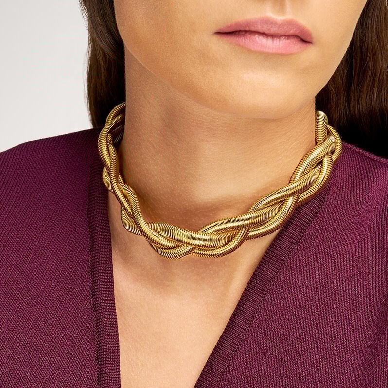 Collana Radiance Acciaio Dorato - Collane Donna | Stroili
