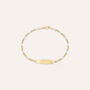 Bracciale Con Targhetta Religious Gold Oro Bicolore
