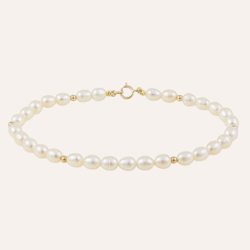 Bracciale Gabrielle Oro Giallo Perla D'Acqua Dolce - Bracciali Donna | Stroili