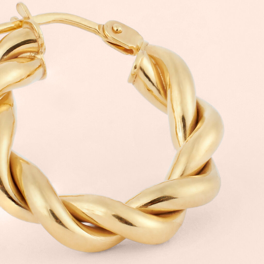 Orecchini A Cerchio Toujours Oro Giallo