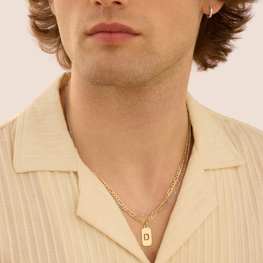 Mono Orecchino A Cerchio L'homme Or Oro Bianco Cubic Zirconia