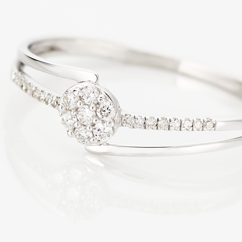 Anello Solitario Sophia Oro Bianco Diamante - Anelli con Pietre Donna | Stroili