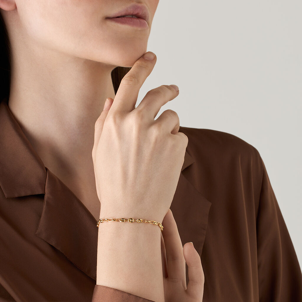 Bracciale Catena Colette Oro Giallo - Bracciali Unisex | Stroili