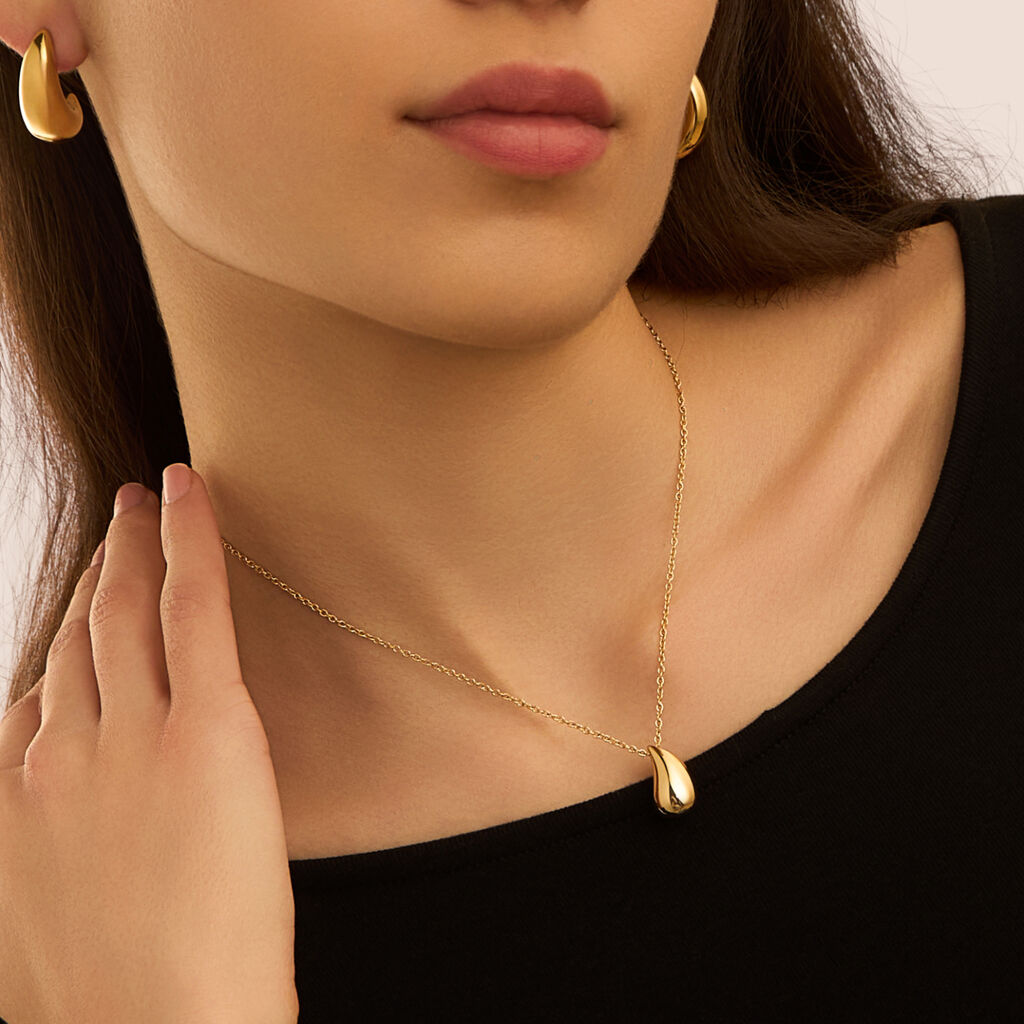 Collana Lady Code Acciaio Dorato - Collane Donna | Stroili