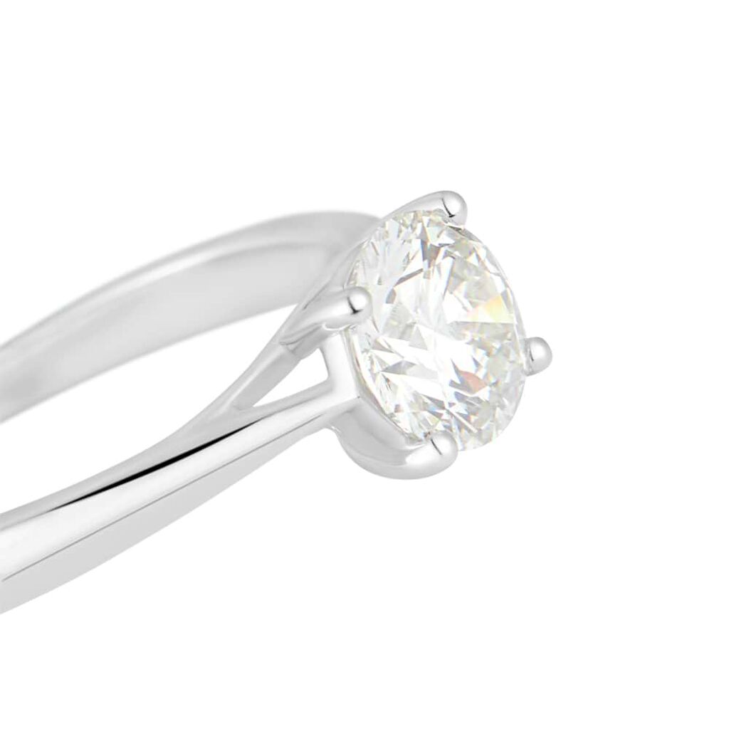 Anello Solitario Diamade Oro Bianco Diamante Lab-Grown - Anelli con Pietre Donna | Stroili