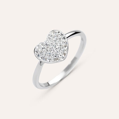 Anello Fantasia Lady Phantasya Acciaio Cristallo - Anelli con Pietre Donna | Stroili