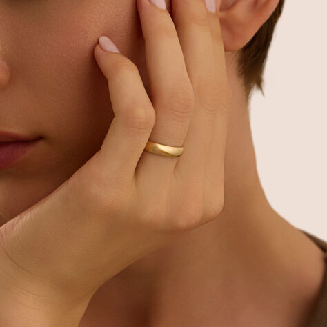Fede Mantovana 4.5 mm Oro Giallo - Anelli con Incisione Unisex | Stroili