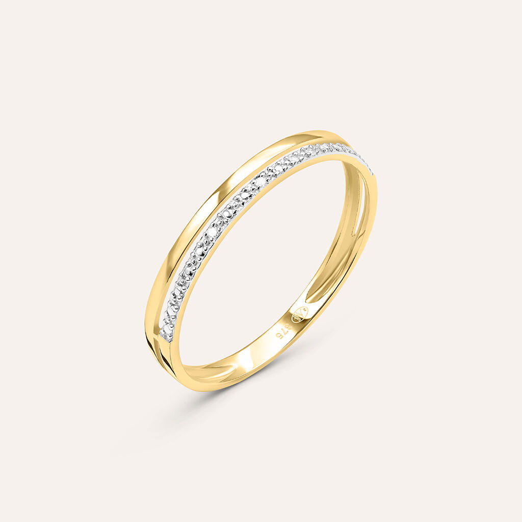 Anello Fantasia Sophia Oro Giallo Diamante