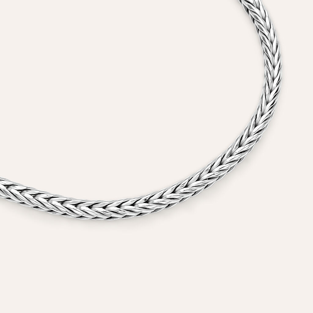 Bracciale Catena Gentleman Argento Rodiato - Gioielli Uomo | Stroili