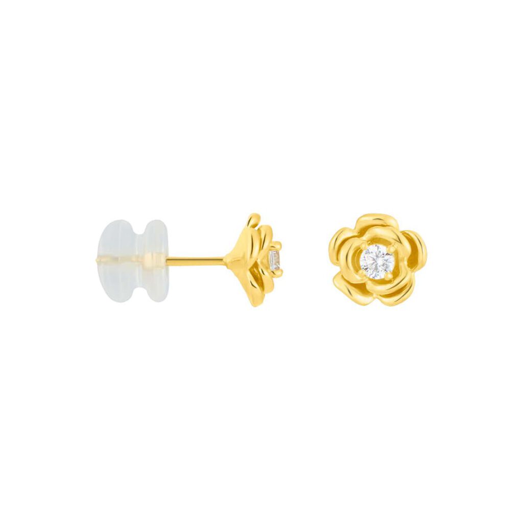 Orecchini Lobo Bon Ton Oro Giallo Cubic Zirconia - Orecchini a Lobo Donna | Stroili
