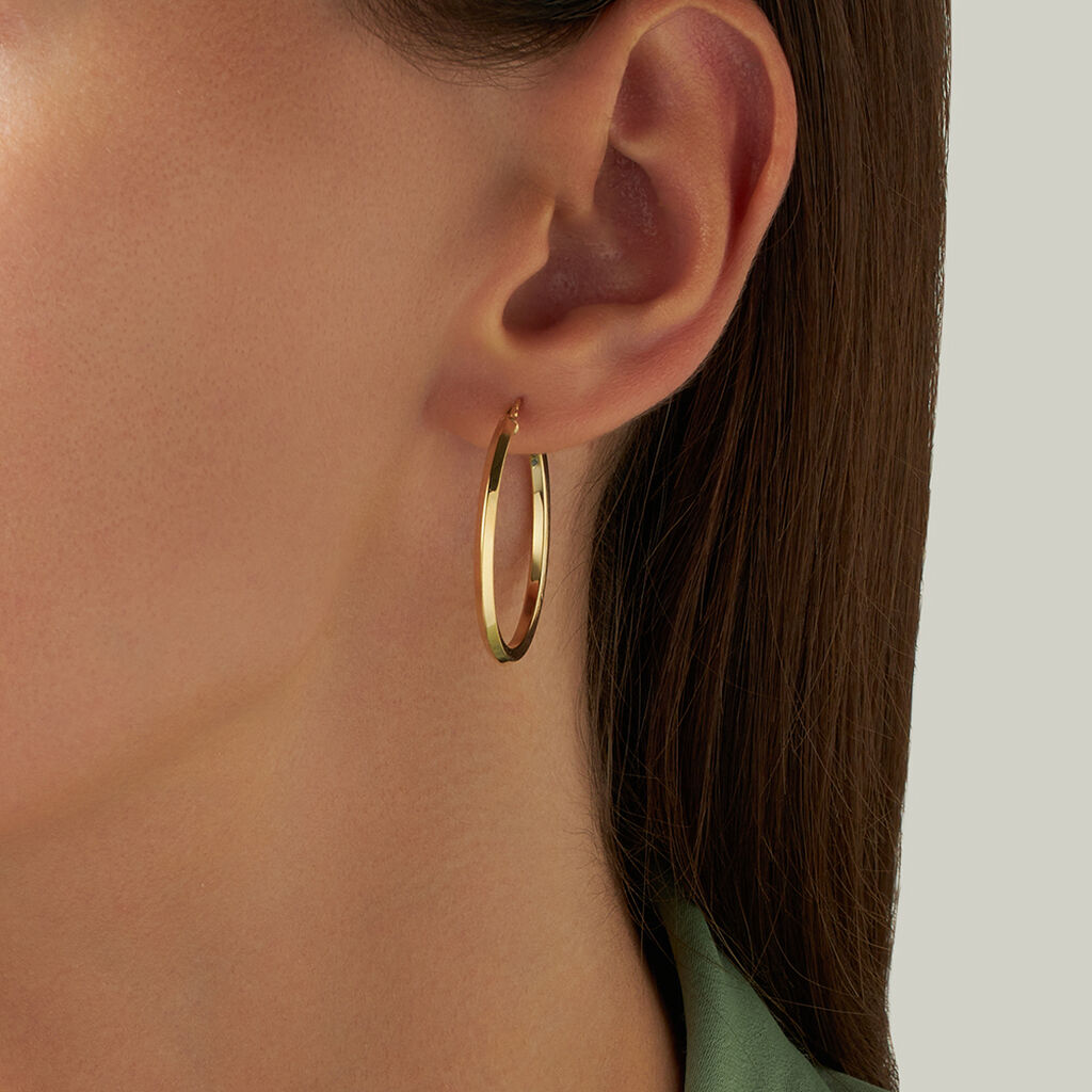 Orecchini A Cerchio Toujours Oro Giallo - Orecchini a Cerchio Donna | Stroili