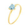 Anello Solitario Amélie Oro Giallo Topazio