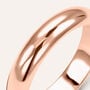 Fede Classica Leggera 4.5 mm Oro Rosa