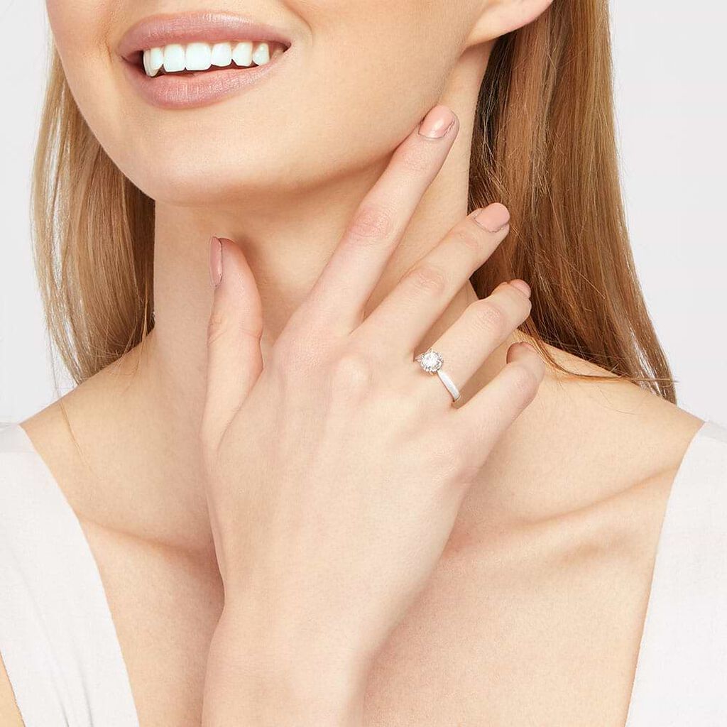 Anello Solitario Diamazing Oro Bianco Diamante - Anelli con Pietre Donna | Stroili