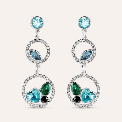 Orecchini Pendenti Violet Ottone Cristallo - Orecchini Pendenti Donna | Stroili