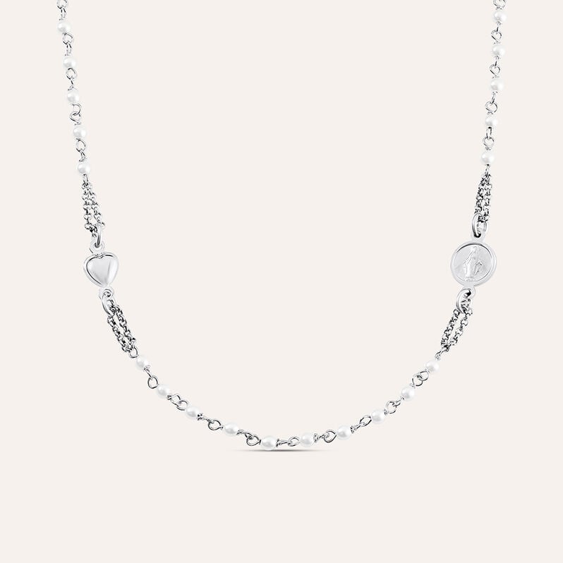 Collana Silver Soul Argento Rodiato Perla sintentica - Collane Donna | Stroili