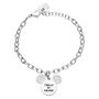 Bracciale Lady Message Acciaio Disney e Cristalli