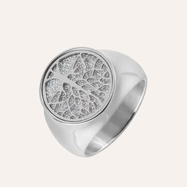 Anello Chevalier Aura Acciaio