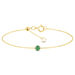 Bracciale Punto Luce Charlotte Oro Giallo Smeraldo - Bracciali Donna | Stroili