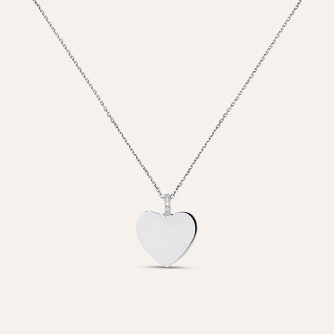 Collana Sophia Oro Bianco Diamante - Collane Donna | Stroili