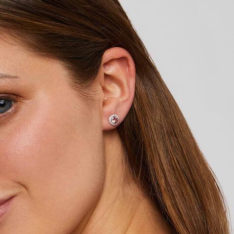 Orecchini Lobo Punto Luce Amélie Oro Bianco Topazio Cubic Zirconia - Orecchini a Lobo Donna | Stroili