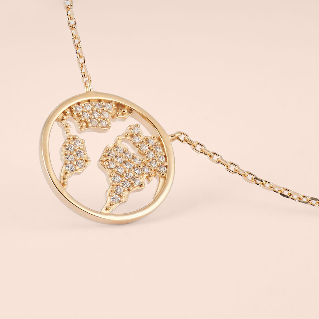 Collana Golden Dream Placcato Oro Giallo Cubic Zirconia