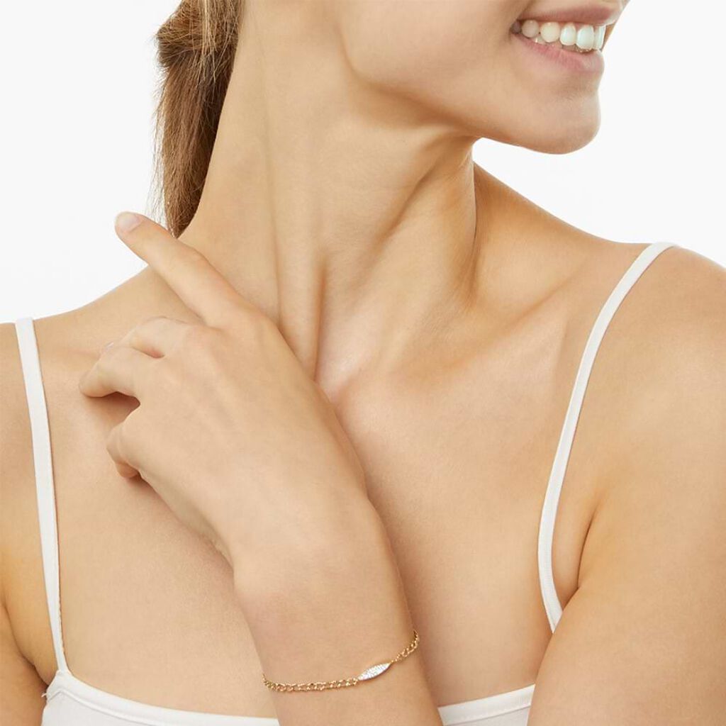 Bracciale Crystal Gold Oro Giallo Cristallo - Bracciali Donna | Stroili