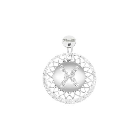 Charm in argento rodiato e glitter - Charms Donna | Stroili