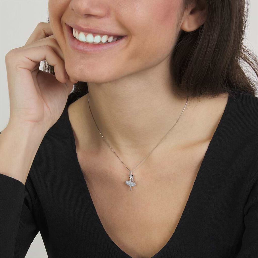 Pendente Love Beats Argento Rodiato