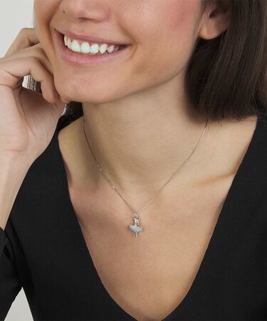 Pendente Love Beats Argento Rodiato