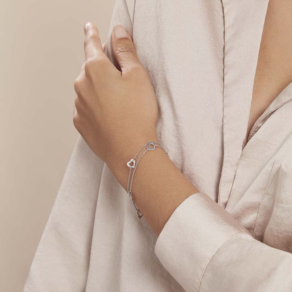 Bracciale Silver Collection Argento Rodiato - Bracciali Love Donna | Stroili